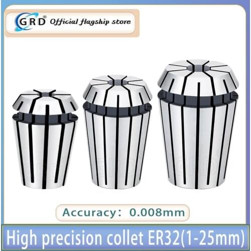 ER32 Chuck Accuracy 0.008mm Range 3-20 mm Milling chuck for ER tool holder of NC machine tool 3 3.175 4 6 8 10 12 14 16 18 mm