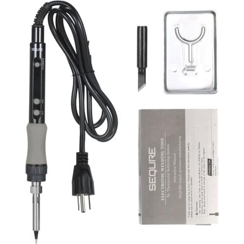 SEQURE SQ-A110 110W Soldering Iron Programmable 100-500℃ Adjustable Temperature ℃/℉Auto-Sleep with Solder Tip for Welding Wiring