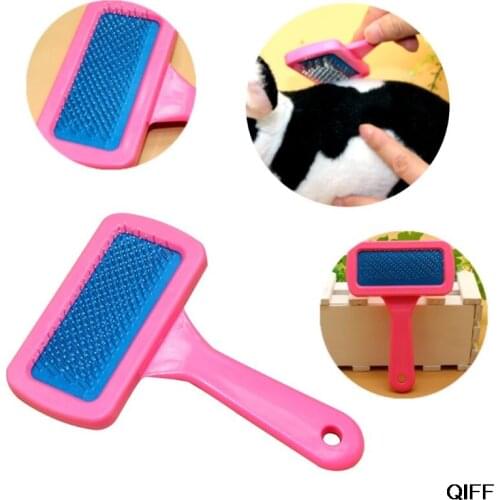 Drop Ship&Wholesale Rabbit Bathing Supplies Pet Grooming Comb Dutch Pig Rabbits Dog Comb Dry Cleaning Brush July 8