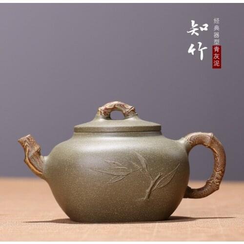 Recommended handmade pot of purple sand tea set its rare mud stick bamboo bamboo pot know bamboo flowers goods wholesale