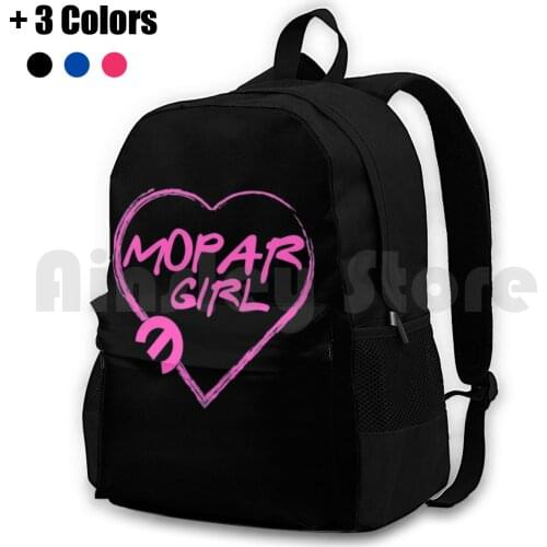 Mopar Girl Outdoor Hiking Backpack Riding Climbing Sports Bag Funny Cute Hobbies Joke Quote Typography