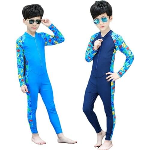 Sbart Quick Dry Baby Boys Girls Kids Swimwear One Piece Swimsuits Long Sleeve Childrens Bathing Suits Full Body Rash Guards