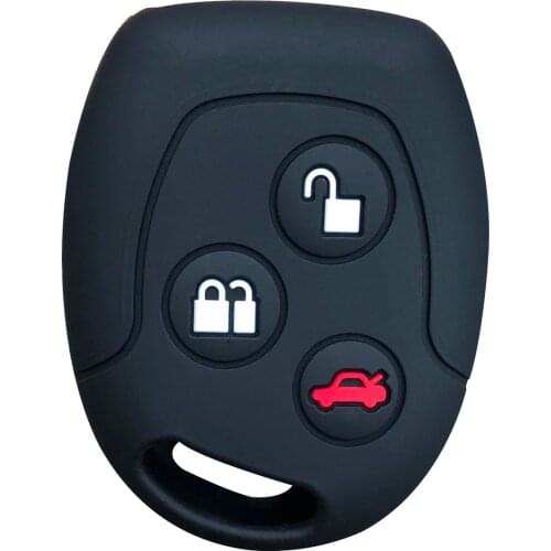 Silicone Car Key Fob Case TRANSIT Cover For Ford TRANSIT 2017 Remote Holder Case For Keys Keychain Charms Silica Gel Key Case