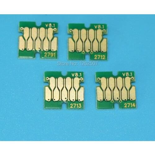 T27XXL T27XL T2791/T2712-T2714 ARC Auto Reset Chips For Epson Workforce WF-3620 WF-3640 WF-7110 WF-7610 WF-7620 Printers
