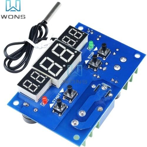 W1401 DC12V 24V Digital display Thermostat Intelligent Temperature Controller Termometro Meter With NTC Sensor for Incubator