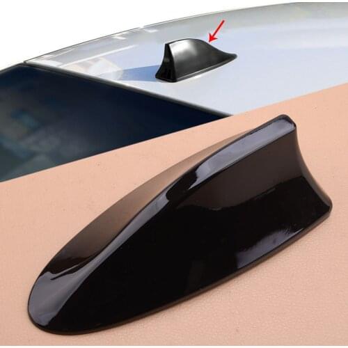 Black ABS Car Exterior Antenna Shark Fin Cover Trim Decor Fit for Toyota Corolla 2019 2020