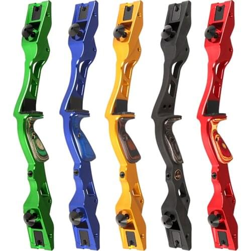 Sanlida X10 High-End Recurve Bow Riser 19Inches CNC ILF Riser Wood Grip DIY Bow for Archery Hunting Shooting