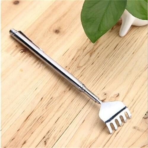 Portable Old Man Back Scratcher Stainless Steel Extendable Telescopic Grip Tickle Massagers Tools
