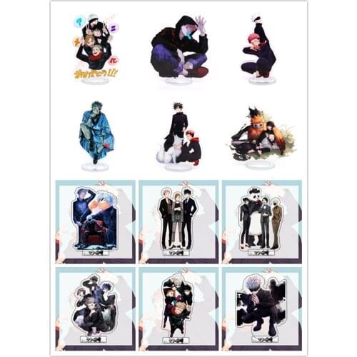 Anime Acrylic Stand Figure Model Toge Inumaki Gojo Satoru Yuji Itadori Desktop Gifts Decor Jujutsu Kaisen Hot Anime Collection
