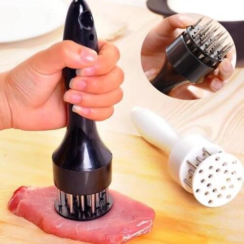 Black/White Meat Tenderizer Needle Stainless Steel Meat Tool Cooking Accessories Kitchen Tools