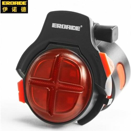 EROADE Bicycle Tail Light USB Charging Night High Brightness MTB Mountain Bike Riding Equipment Accessories Holiday Gift