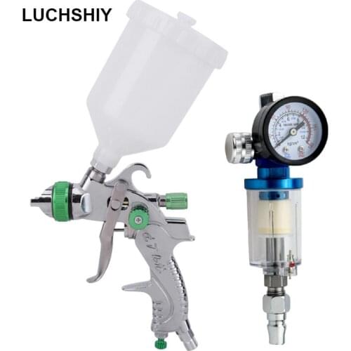 Paint Spray Gun With Regulating Valve HVLP Airbrush Professional 1.4/1.7/2.0mm Nozzle Spray Gun for Painting Aerograph Cars Tool