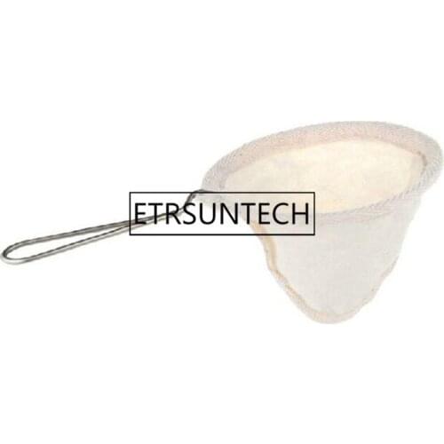 Coffee Filter Bags with Stainless Steel Handle Flannel Reusable Filters For Coffee and Tea