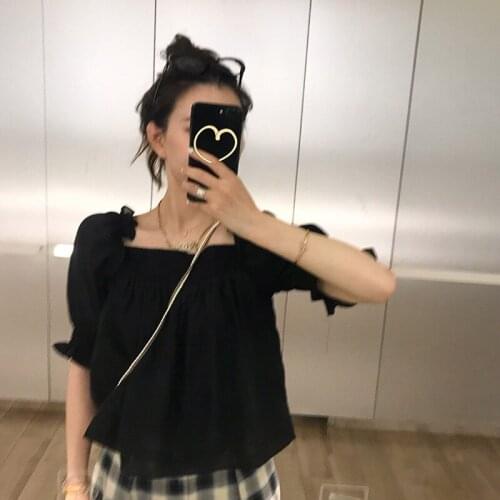 Girls Dazaige Berlin sweet but not greasy French Tencel Chiffon baby shirt