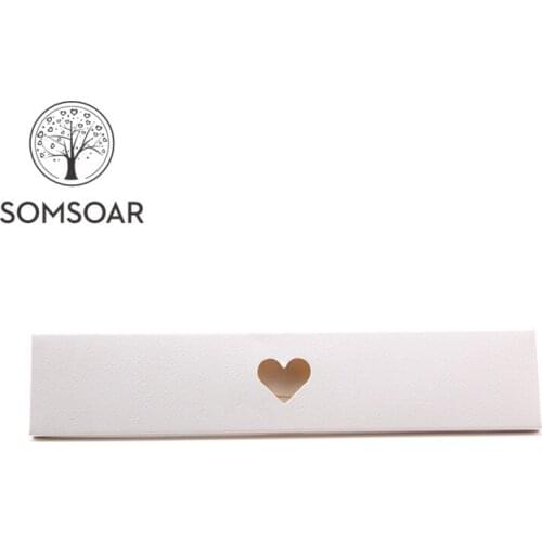 Wholesale Somsoar Jewelry 25*6.4*0.8cm Rectangle Paper Box fit 21cm Mesh Charm Bracelet Leather Wrap Bracelets Bangle