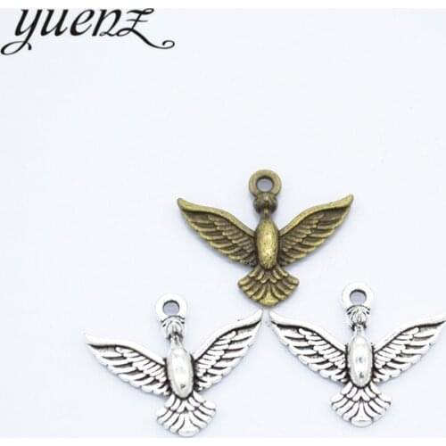 YuenZ 20pcs Bird Charms DIY Necklace Bracelet metal charm for jewelry making 20*16mm D546