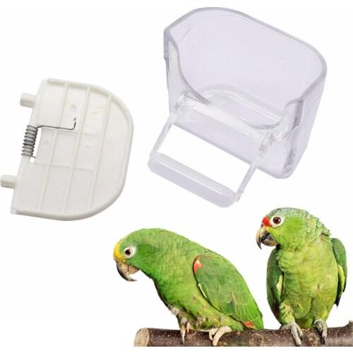 Bird Container Parrot Hanging Automatic Feeder Bird Feeder parrot aviary budgie cockatiel peony etc Tool Bird supplies 20 Pcs