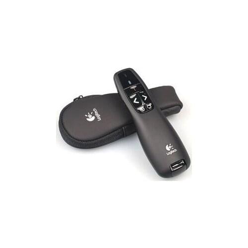 100% New for Logitech Remote Control R400 2.4g Rf Mini Wireless Laser Pointer Presenter with Led Red Laser