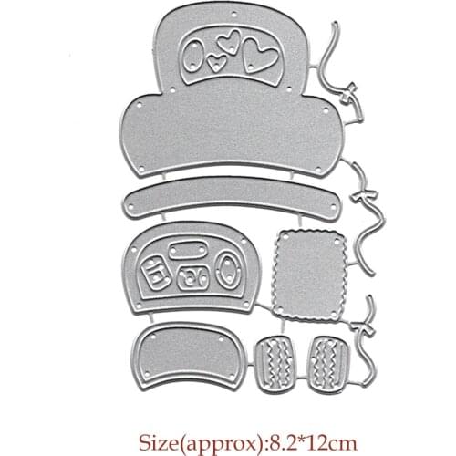 Stamping Die Cartoon Car Metal Cutting Dies For DIY Scrapbooking Album Embossing Stencil Paper Cards Making Craft Die Cuts New