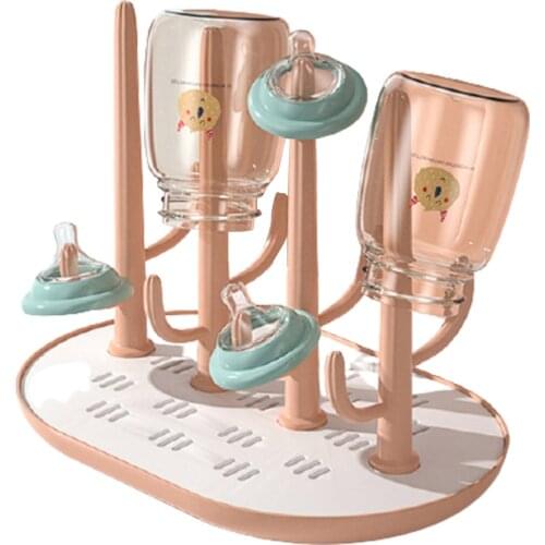 Baby Bottle Drying Racks Infant Feeding Cup Shelf Drainer Pacifier Holder Dryer Drainer Storage Nipple Shelf Baby