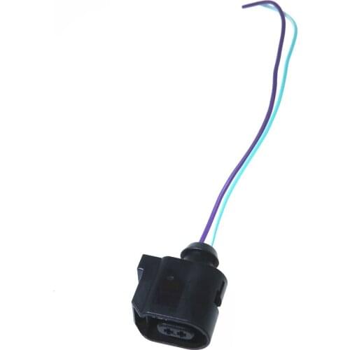 1pcs 8E0973702 8E0 973 702 2-pin ABS Sensor Wiring Plug Pigtail Connector for VW POLO Audi A2 Skoda Seat