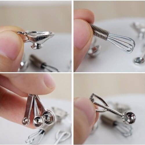 1PCS Mini 1:12 Dollhouse Miniature Eggbeater Sauce Cup Pretend Play Kitchen Utensil Fit Re-ment Toys Accessories