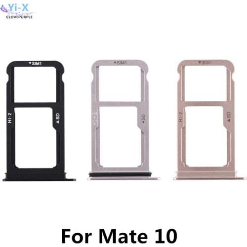 10pcs/lot SIM Card Tray Slot Holder Adapter for Huawei mate 10 Mate10