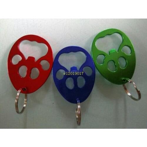 1000pcs/lot Fast shipping Wholesale Metal pawprint beer bottle opener cheap bulk bottle opener keychain