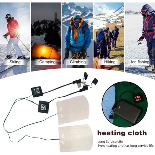 2PCS Socks Boot Electric Heating Pad Waterproof Warm Heated Pad Winter Heating Insoles For Skiing Cycling And Fishing