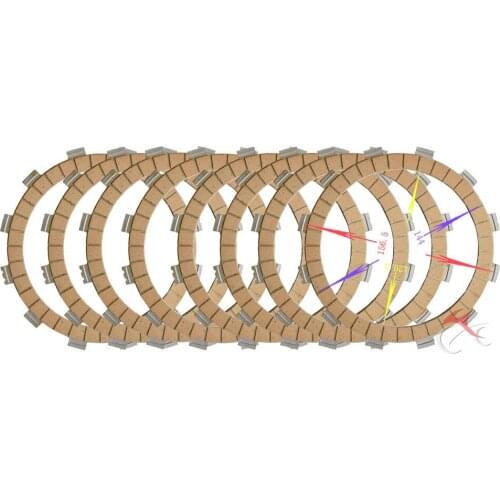 Best 6 Pcs Motorcycle Clutch Plate Set for Yamaha XV400 XVS400 XV500 XV535 FZ8N