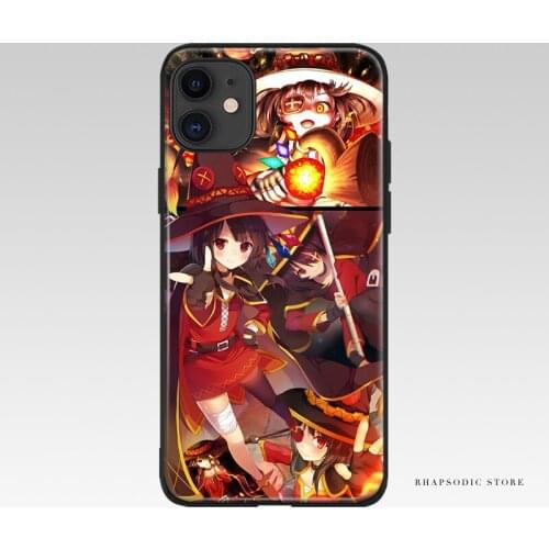 Megumin KonoSuba Anime Phone Case Cover Shell For IPhone SE 6 6s 7 8 6sPlus 7Plus 8Plus X XR XS 11 Pro Max