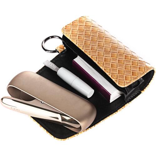 Flip Cover for Iqos 3.0 Duo Case Bag Holder Double Book Cover Wallet Leather Pouch With Ring for Iqos 3.0 Accessories