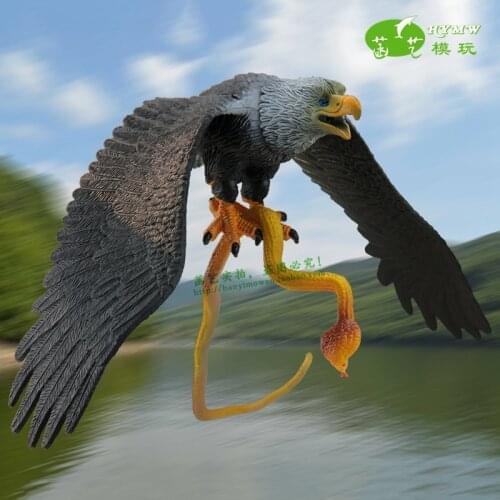 Decoration Crafts Figurines Miniatures Simulation Plastic Eagle Birds Model Children Educational Props Scene Kids Toy