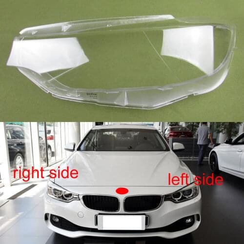 For BMW 4 Series F32 F33 F3 2014 2015 2016 2017 Lampshade Lamp Shade Front Headlight Cover Shell Transparent Headlamp Cover Lens