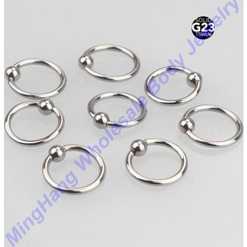 G23 Titanium Mixed 5 Size 16g Nose Ring Ear Cartilage Helix Stud Lip Piercing Body Jewelry 30pcs/lot