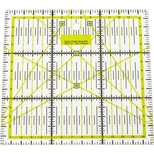 Foot Seam Ruler Quilting Patchwork DIY Hand Art Patchwork Ruler Crafts Sewing Needle Tools Scrapbook DIY Sewing Accessories