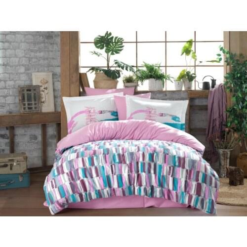 Mikado Single Double Quilt Cover Set Pink