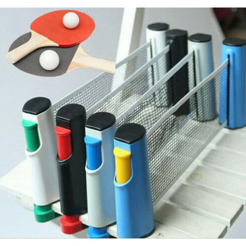 2Pcs Upgraded 3 Balls Table Tennis Racket Set Lightweight Powerful Ping Pong Paddle Bat +Retractable Ping Pong Post Net Rack