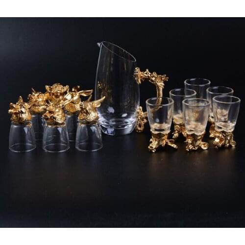 Wine Glass Cup Set 13 pieces/set Gift Package Tea Accessories