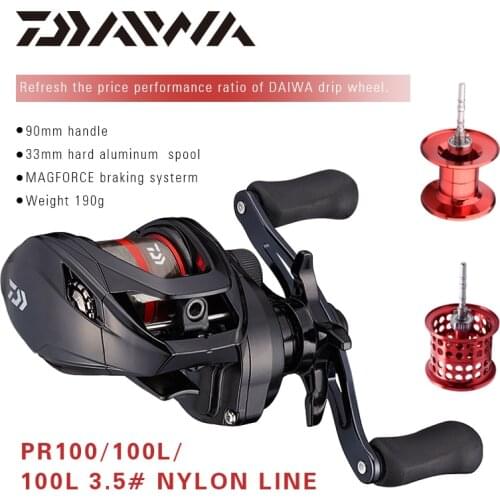 DAIWA PR 100/100L Casting Gear Ratio6.3:1Right Left hand 4 Ball Bearing max drag 5kg