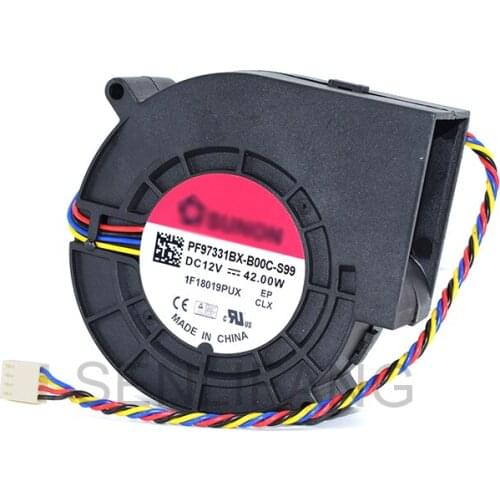 Brand new for SUNON PF97331BX-B00C-S99 12V 42W 4-wire Cooling Fan For HIKVISION Video Recorder