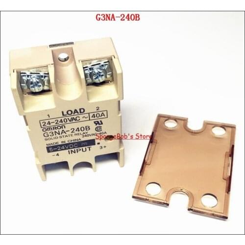 2~5 Pcs/Lot G3NA-240B SSR 40A Input 5-24VDC,Output 24-240VAC Single Phase Solid State Relay DC- AC