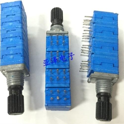 RK09 type precision potentiometer eight-channel C20K*8 axis 15MM multi-channel potentiometer