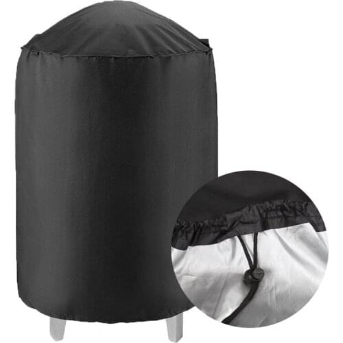 Durable Round Waterproof Outdoor BBQ Grill Cover Garden Patio Barbecue Anti Dust cover shed Protect Furniture Sunscreen Cover"