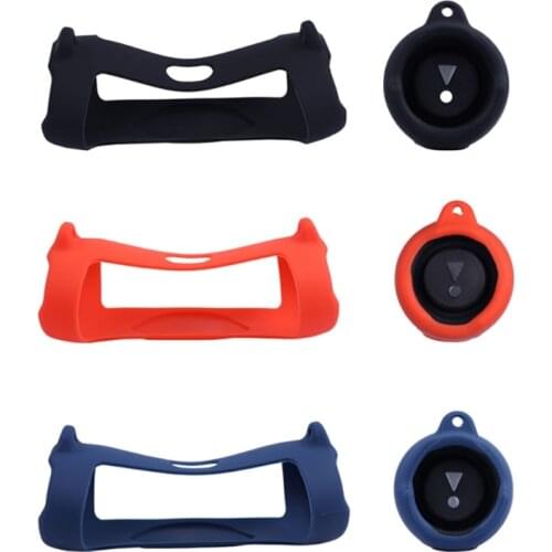 Anti-fall Speaker Case Dust-proof Silicone Case Protective Cover Shell for -JBL Charge 5 Speaker Accessories