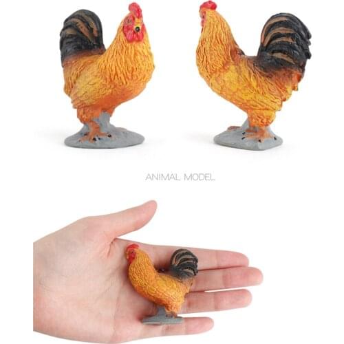 5cm Poultry Lifelike Animal Model Plastic Figures Figure Decor Decor