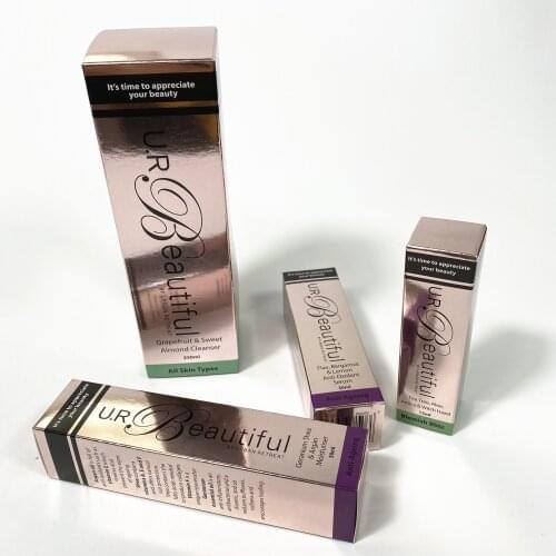 Custom Luxury Face Skin Care Cream Empty Cosmetics Packing Paper Boxes