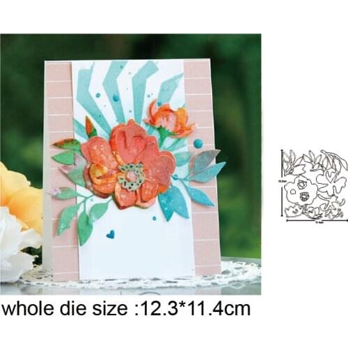 Rose Flowers Metal Cutting Dies Scrapbooking Stencil DIY Paper Card Decorative Embossing Die Cut Craft Dies 2020 NEW