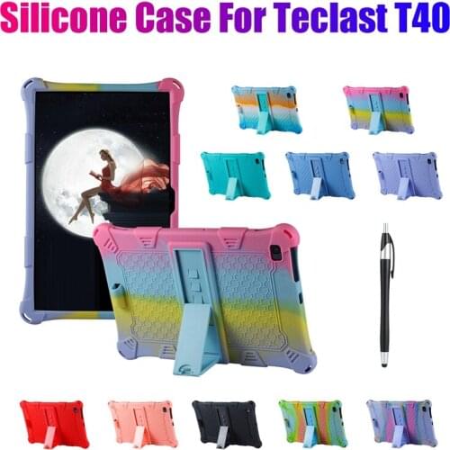 Silicone Case for Teclast T40 10.4 Inch Tablet Case Anti-Drop Protection Case with Tablet Stand and Pen