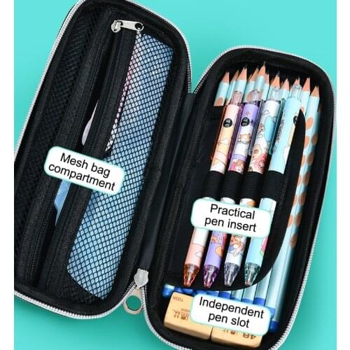 Cute Pencil Case 3D Decompression Doll Large Capacity Stationery Storage Bag Great Gifts for Boys and Girls Pencil Cases Bags